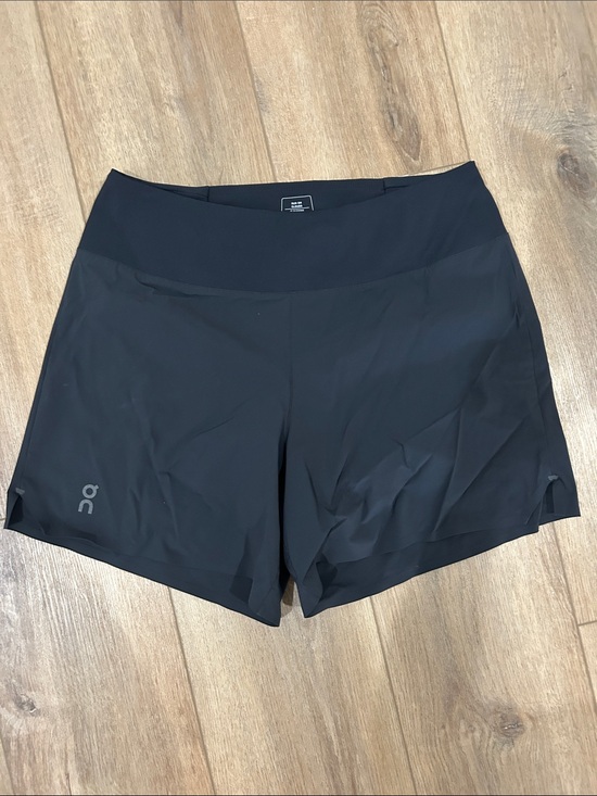 On Running Pants - On Running | Women’s Black Athletic Shorts | Reflective Logo